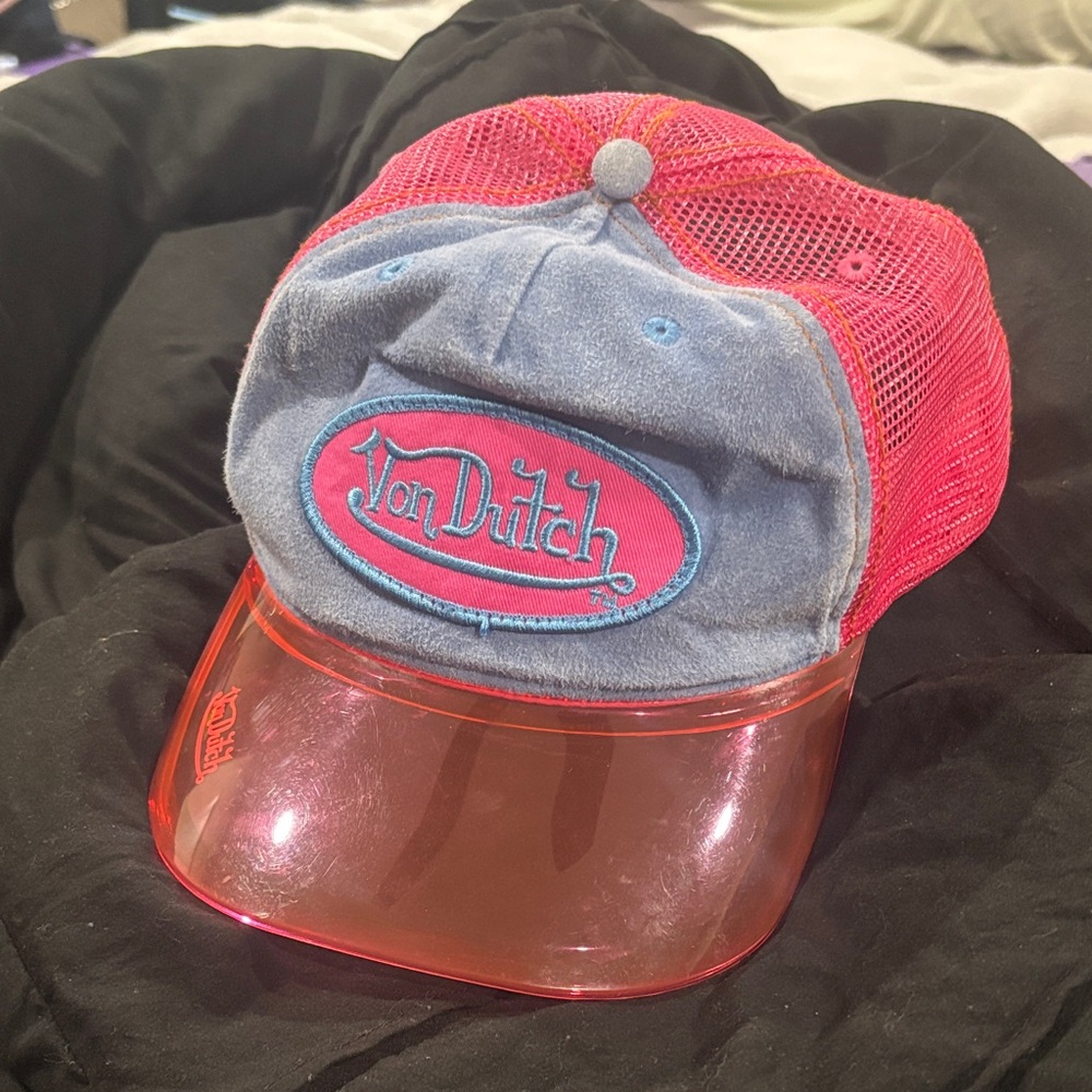Von Dutch Y2K Vibrant Pink and Blue Cap